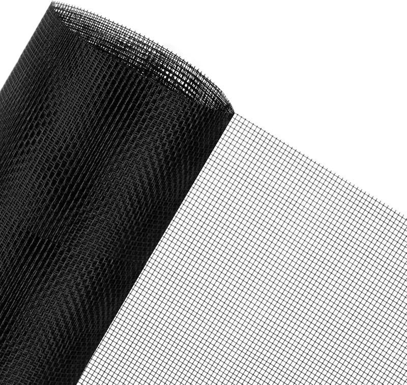 Rindion 48x102 Inch Window Screen Replacement, DIY Adjustable Pet-Proof Patio Screen, Anti-Mosquito Window Screen Mesh for Porch and Sliding Doors - Image 1